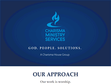 Tablet Screenshot of charismaministryservices.com